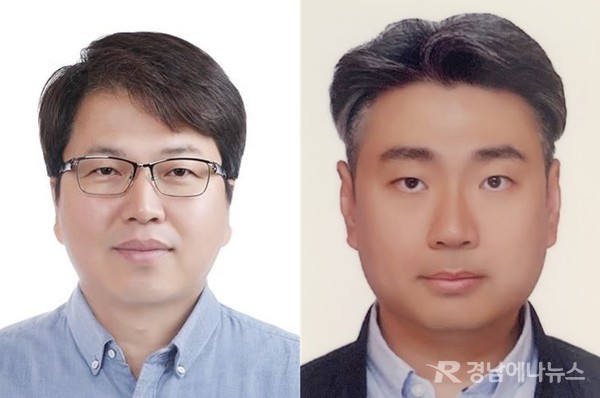 한국전기연구원 김근주 책임연구원(왼쪽), 이상화 책임연구원(오른쪽)