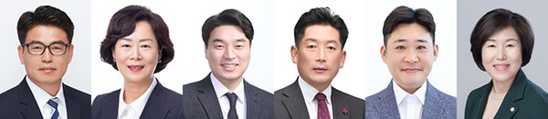 박재식·신서경·신현국·정용학·최민국·황진선 의원