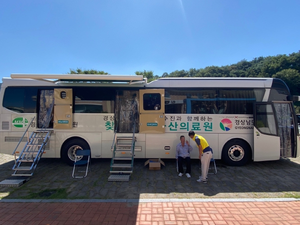 경상남도가 찾아가는 마산의료원 무료검진사업(도민주치의 경남닥터버스)을 오는 21일, 거창군을 시작으로 진행한다.